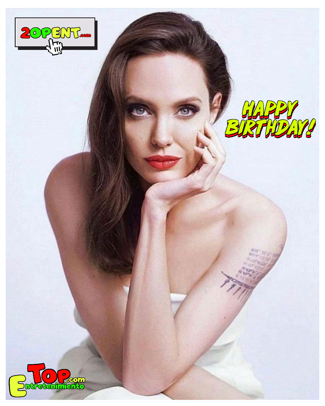 Happy Birthday Angelina Jolie Top Entretenimiento